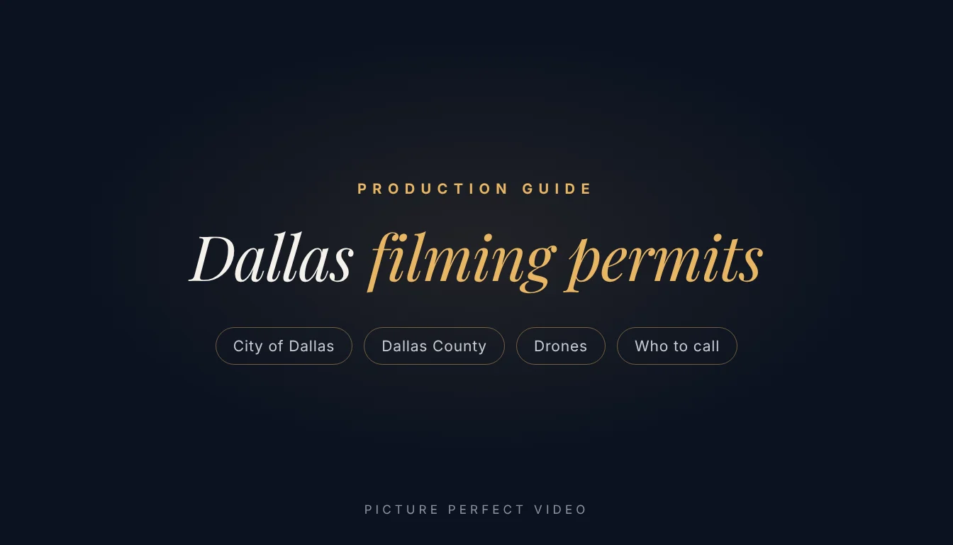 Guide cover: Dallas filming permits