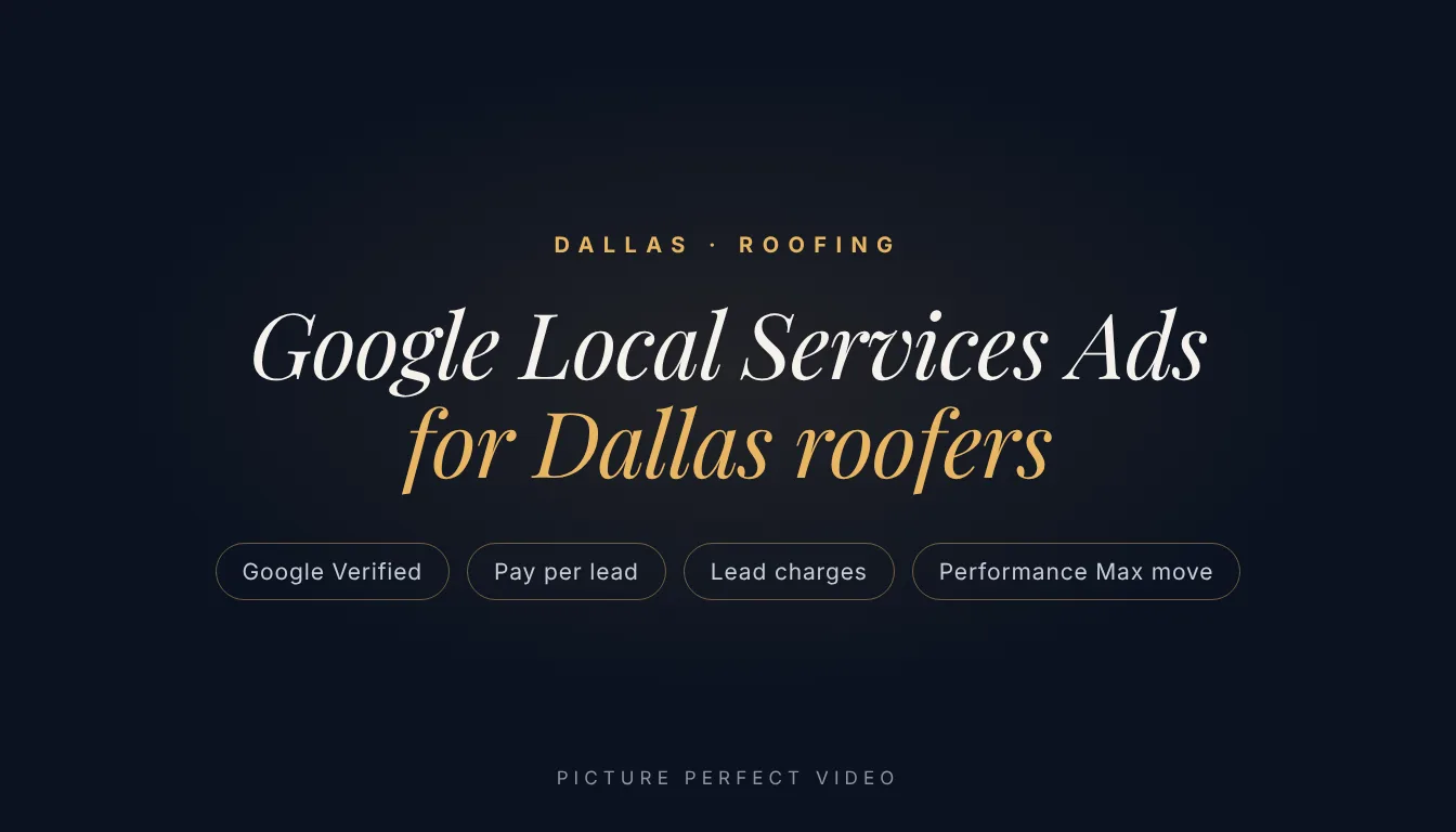 Guide cover: Google Local Services Ads for Dallas roofers