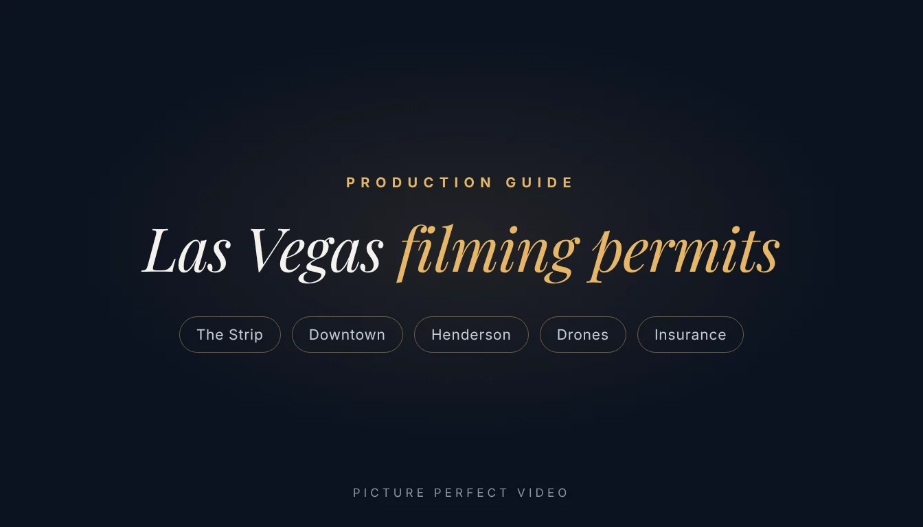 Guide cover: Las Vegas filming permits