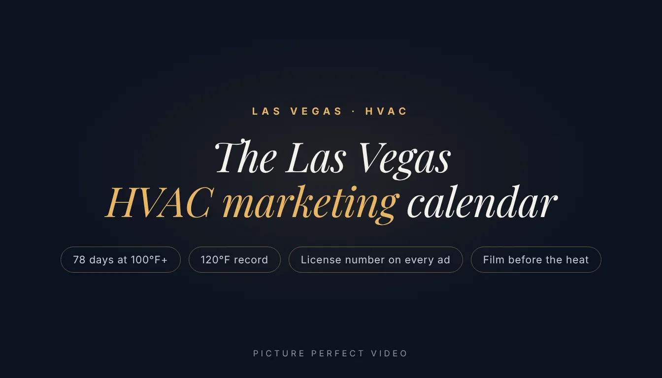 Guide cover: the Las Vegas HVAC marketing calendar