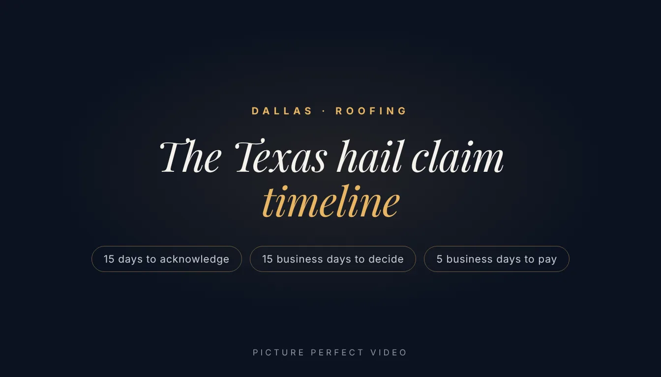 Guide cover: the Texas hail claim timeline with three insurer deadlines