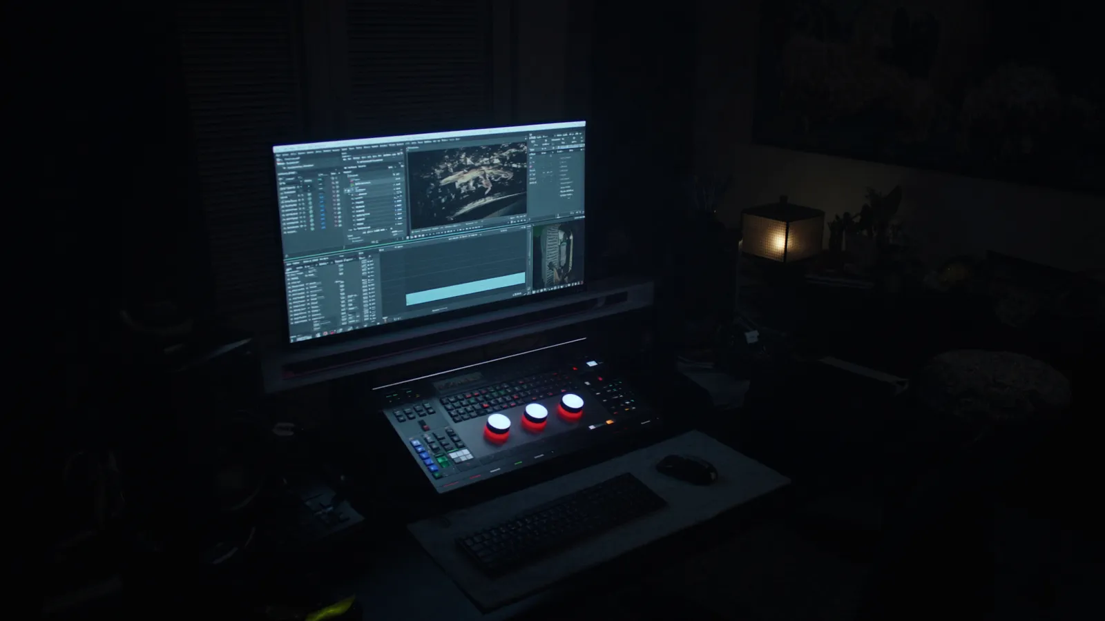 Professional color grading and editing suite where Dallas video projects are finished