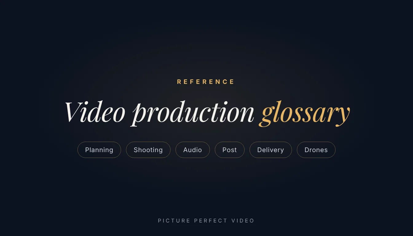 Guide cover: video production glossary