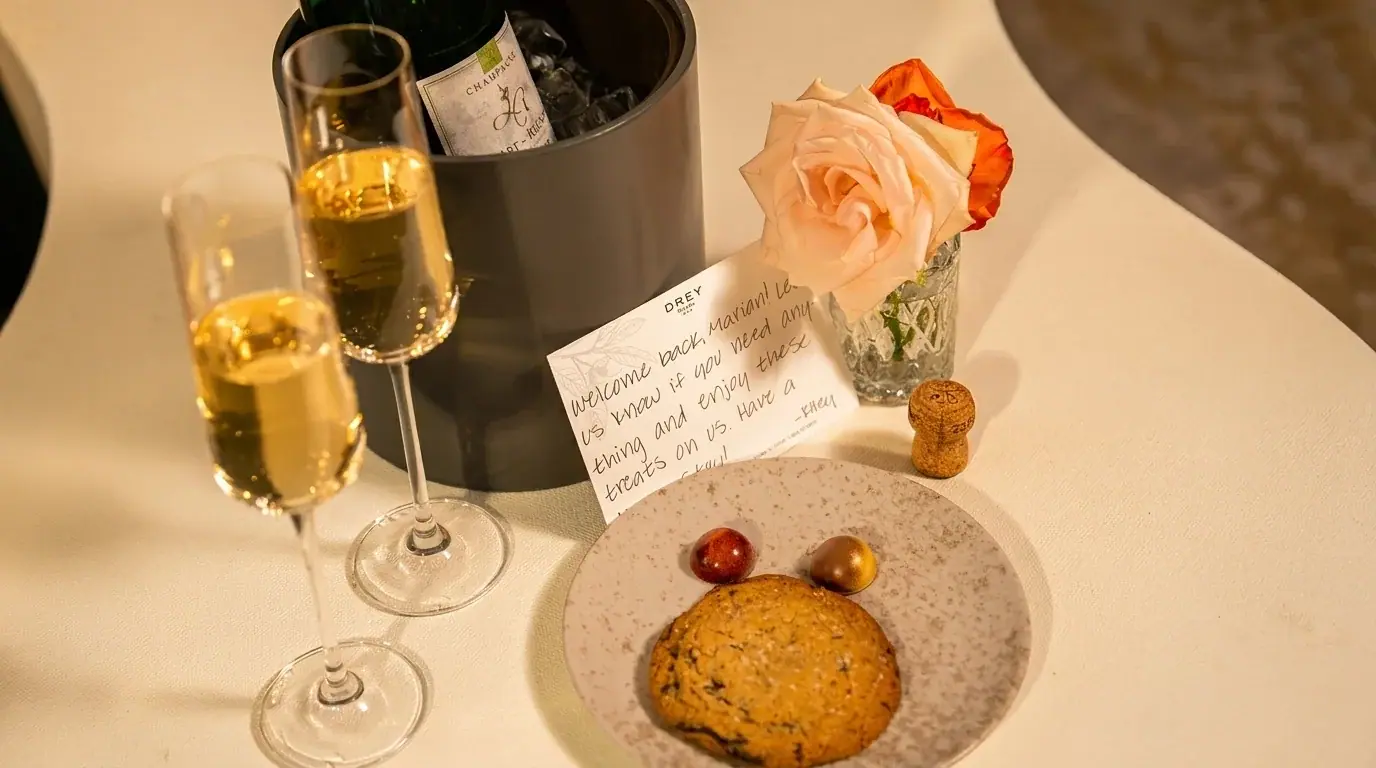 Hotel amenity space photographed for a boutique Dallas property