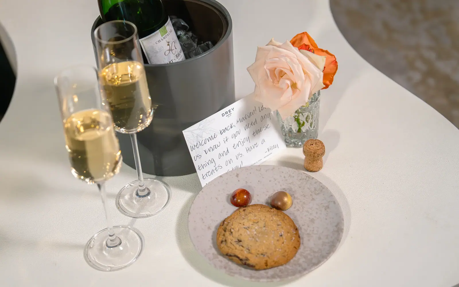 Cinematic hospitality interior photograph