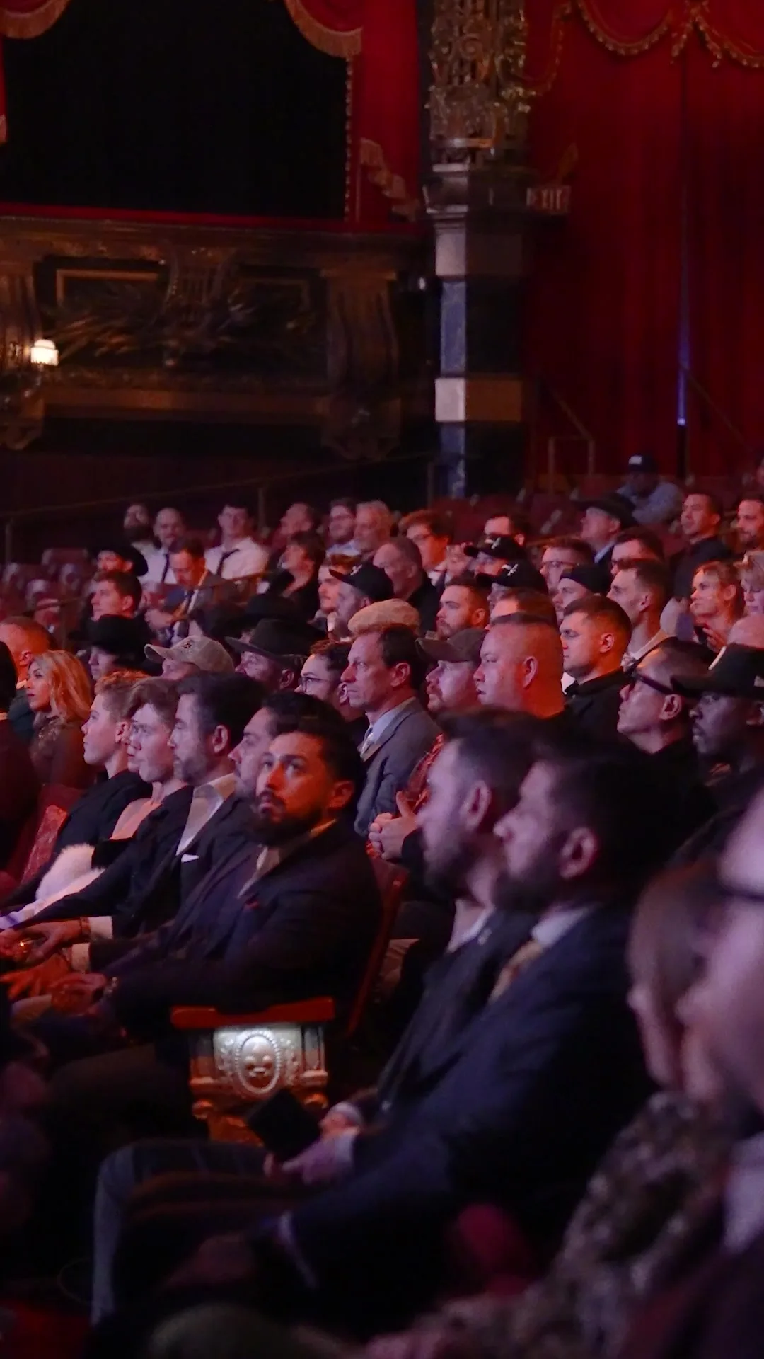 Attendee and speaker moment photographed at an industry event