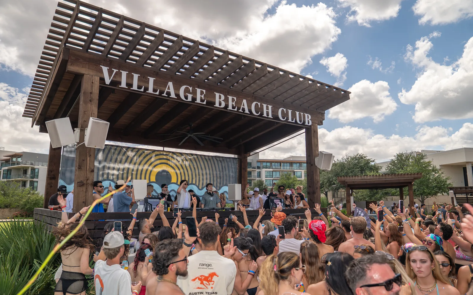 Event videography coverage at the Village Beach Club pool party in Dallas by Picture Perfect Video
